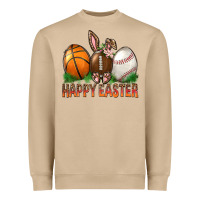 Mushroom Happy Easter Sports Heavyweight Sweatshirt - BundleAndBundleShop