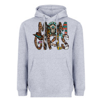 Heather Grey mom of girls Heavyweight Hoodie - RacoonDesign