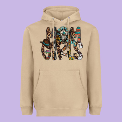 Mom Of Girls Heavyweight Hoodie Designed By Racoondesign