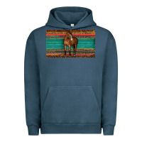 Pigment Midnight Navy western horse serape tooled leather leopard  sippy cup Urban Hoodie - BarkalooDesign