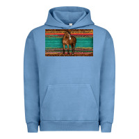 Pigment Pebble Blue western horse serape tooled leather leopard  sippy cup Urban Hoodie - BarkalooDesign