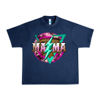 Navy mama life and thunderbolt Urban Heavy Tee - JahusDesignShop