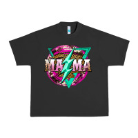 Pigment Black mama life and thunderbolt Urban Heavy Tee - JahusDesignShop