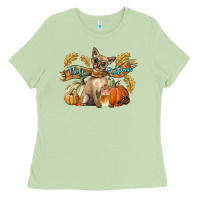 Matcha Hello Autumn With Chihuahua Dog Ladies Tee - LillyAllenDesigns