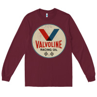 Burgundy valvoline racing sign Long Sleeve Tee - lanVoArt