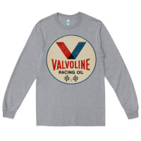 Heather Grey valvoline racing sign Long Sleeve Tee - lanVoArt