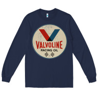 Navy valvoline racing sign Long Sleeve Tee - lanVoArt
