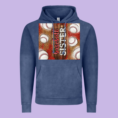 Baseball Sister Vintage Hoodie Designed By Tumblerdesignbyshophia