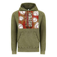 Vintage Olive baseball sister Vintage Hoodie - TumblerDesignByShophia