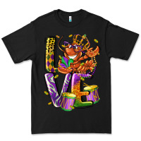 Black Mardi Gras love Premium Tee - LillyAllenDesigns