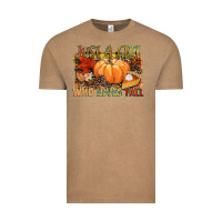 Vintage Coffee Just a girl who loves Fall Vintage Tee - NancyCooperArtShop