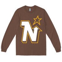 Chestnut vintage minnesota hockey   retro north stars Long Sleeve Tee - lanVoArt