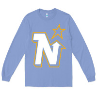Colony Blue vintage minnesota hockey   retro north stars Long Sleeve Tee - lanVoArt
