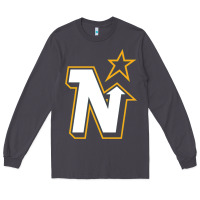 Smoke vintage minnesota hockey   retro north stars Long Sleeve Tee - lanVoArt