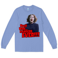 Colony Blue nooo wire hangers.. ever!!! vintage mommie dearest quote print Long Sleeve Tee - lanVoArt