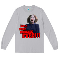 Moon Dust nooo wire hangers.. ever!!! vintage mommie dearest quote print Long Sleeve Tee - lanVoArt