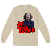 Mushroom nooo wire hangers.. ever!!! vintage mommie dearest quote print Long Sleeve Tee - lanVoArt