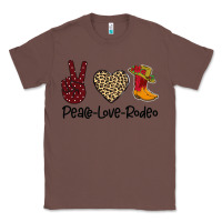 Chestnut Peace Love Rodeo Classic Tee - Bettercallsaul