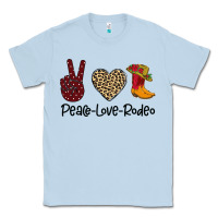 Dusty Blue Peace Love Rodeo Classic Tee - Bettercallsaul