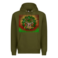 Army Green oh deer Premium Hoodie - BundleAndBundleShop