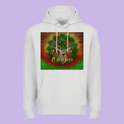 Oh Deer Premium Hoodie Designed By Bundleandbundleshop