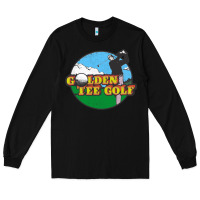Black golden tee golf Long Sleeve Tee - lanVoArt