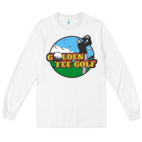 White golden tee golf Long Sleeve Tee - lanVoArt