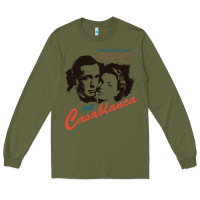 Army Green casablanca Long Sleeve Tee - lanVoArt