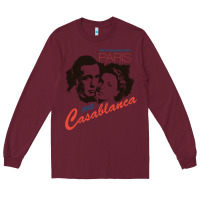 Burgundy casablanca Long Sleeve Tee - lanVoArt