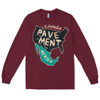 Burgundy pavement Long Sleeve Tee - lanVoArt