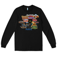 Black cedar point roller coaster  designer Long Sleeve Tee - lanVoArt