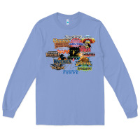 Colony Blue cedar point roller coaster  designer Long Sleeve Tee - lanVoArt