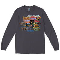 Smoke cedar point roller coaster  designer Long Sleeve Tee - lanVoArt