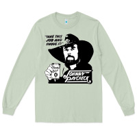 Matcha johnny paycheck shirt take this job and shove it vintage country music Long Sleeve Tee - lanVoArt