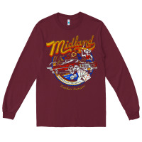 Burgundy midland drinking problem Long Sleeve Tee - lanVoArt