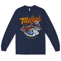 Navy midland drinking problem Long Sleeve Tee - lanVoArt