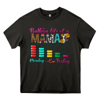 Asphalt Battery Life Of A Mama Heavy Core Tee - BundleAndBundleShop