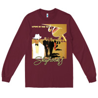 Burgundy ausrock 08 skyhooks vintage living in the 70's Long Sleeve Tee - lanVoArt