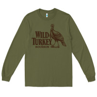Army Green wild turkey bourbon Long Sleeve Tee - lanVoArt