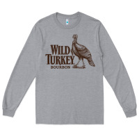 Heather Grey wild turkey bourbon Long Sleeve Tee - lanVoArt
