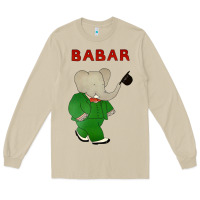 Mushroom babar the elephant Long Sleeve Tee - lanVoArt