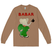 Toasted Coconut babar the elephant Long Sleeve Tee - lanVoArt