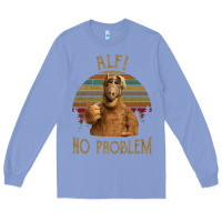 Colony Blue alf alien no problem vintage Long Sleeve Tee - lanVoArt