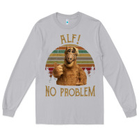 Moon Dust alf alien no problem vintage Long Sleeve Tee - lanVoArt