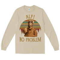 Mushroom alf alien no problem vintage Long Sleeve Tee - lanVoArt