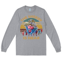 Heather Grey the sheriff is near blazing art saddles do it vintage gift for fans Long Sleeve Tee - lanVoArt