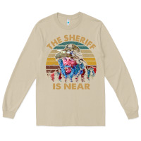 Mushroom the sheriff is near blazing art saddles do it vintage gift for fans Long Sleeve Tee - lanVoArt