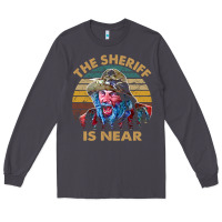 Smoke the sheriff is near blazing art saddles do it vintage gift for fans Long Sleeve Tee - lanVoArt