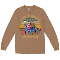 Toasted Coconut the sheriff is near blazing art saddles do it vintage gift for fans Long Sleeve Tee - lanVoArt