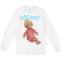 White drowsy doll Long Sleeve Tee - lanVoArt